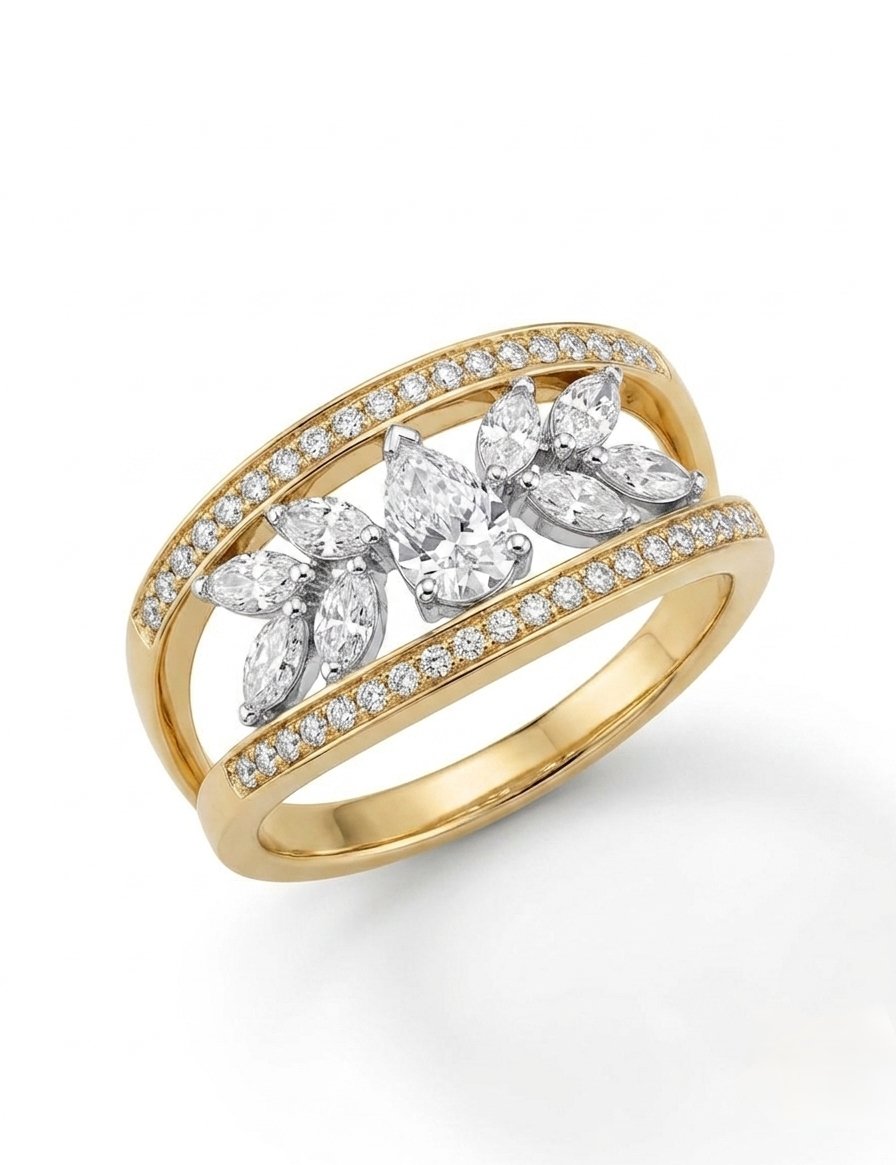 Moissanite Ring
