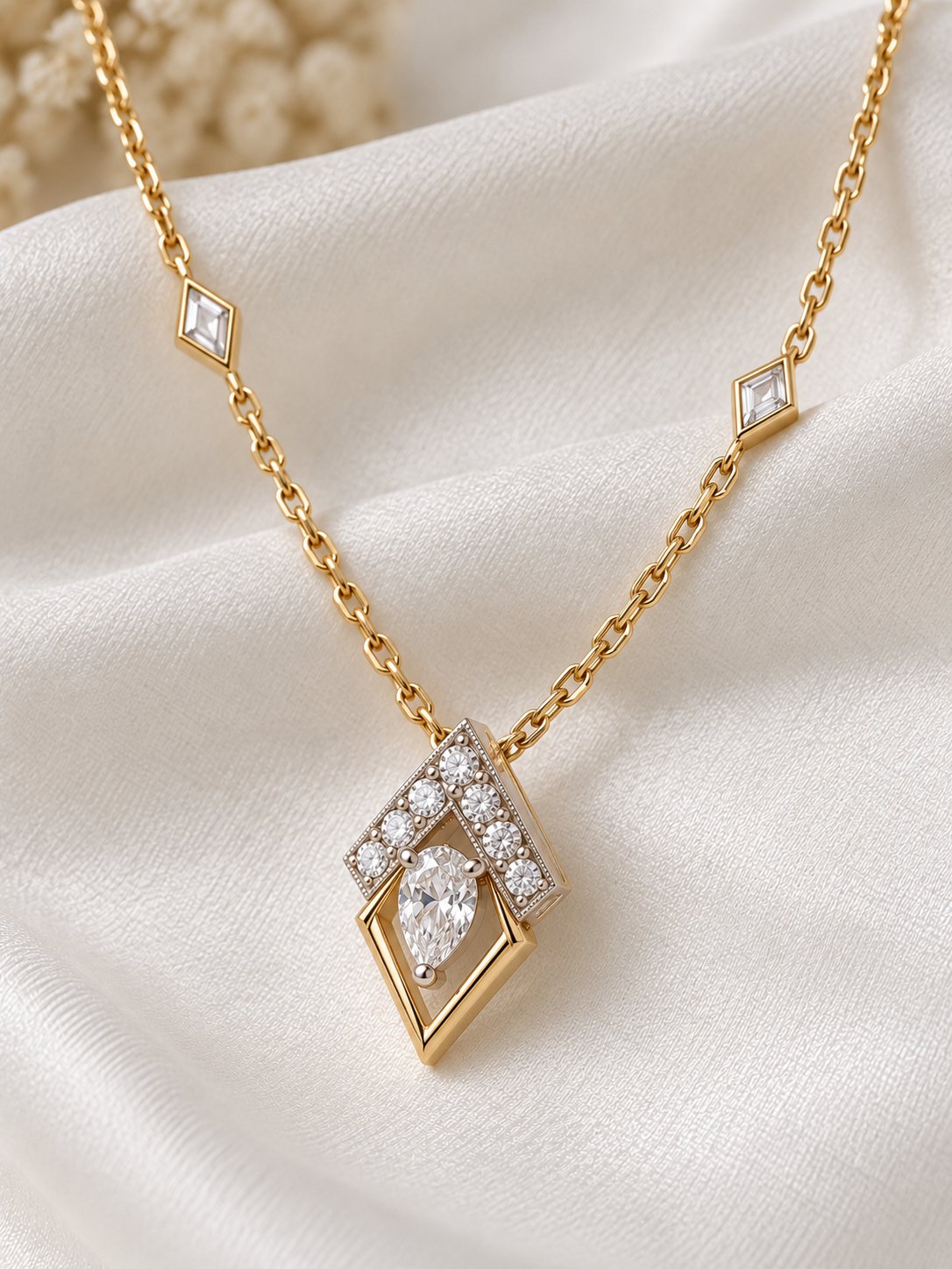 Moissanite Pendant - Image 2