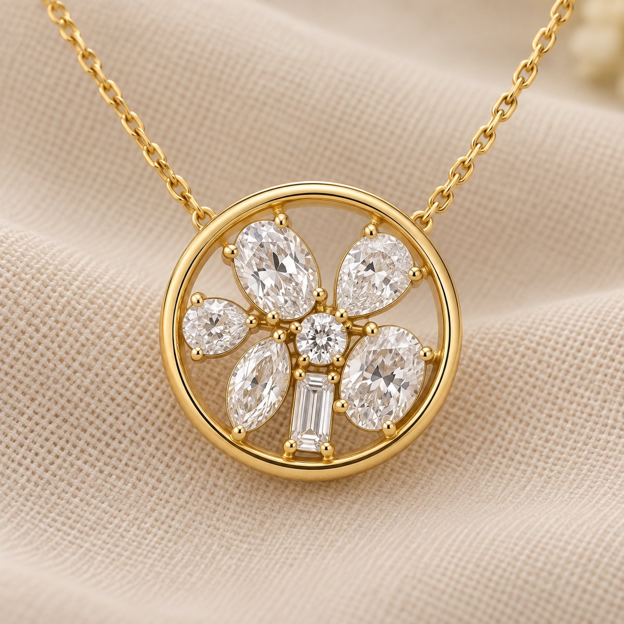 Moissanite Pendant