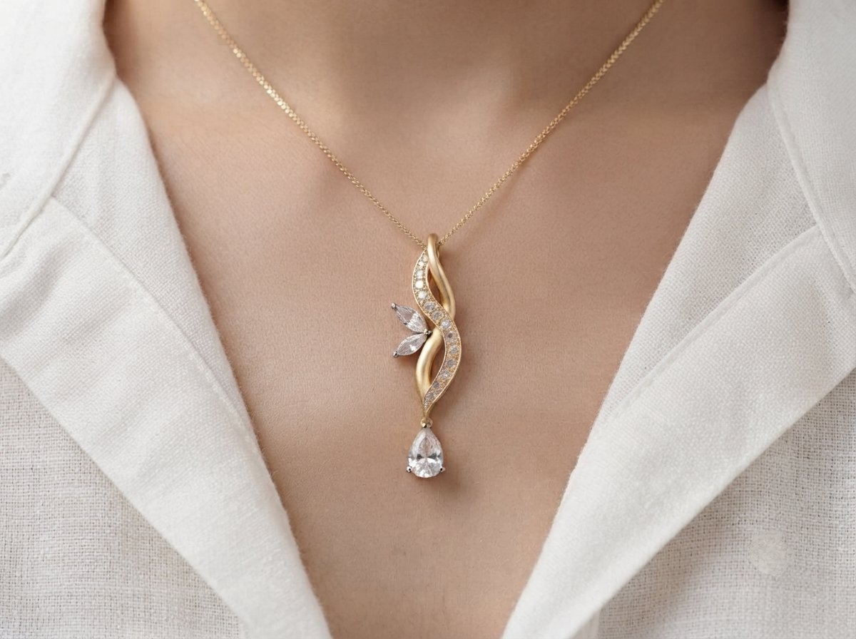 Moissanite Pendant - Image 3