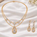 Moissanite Pendant Set