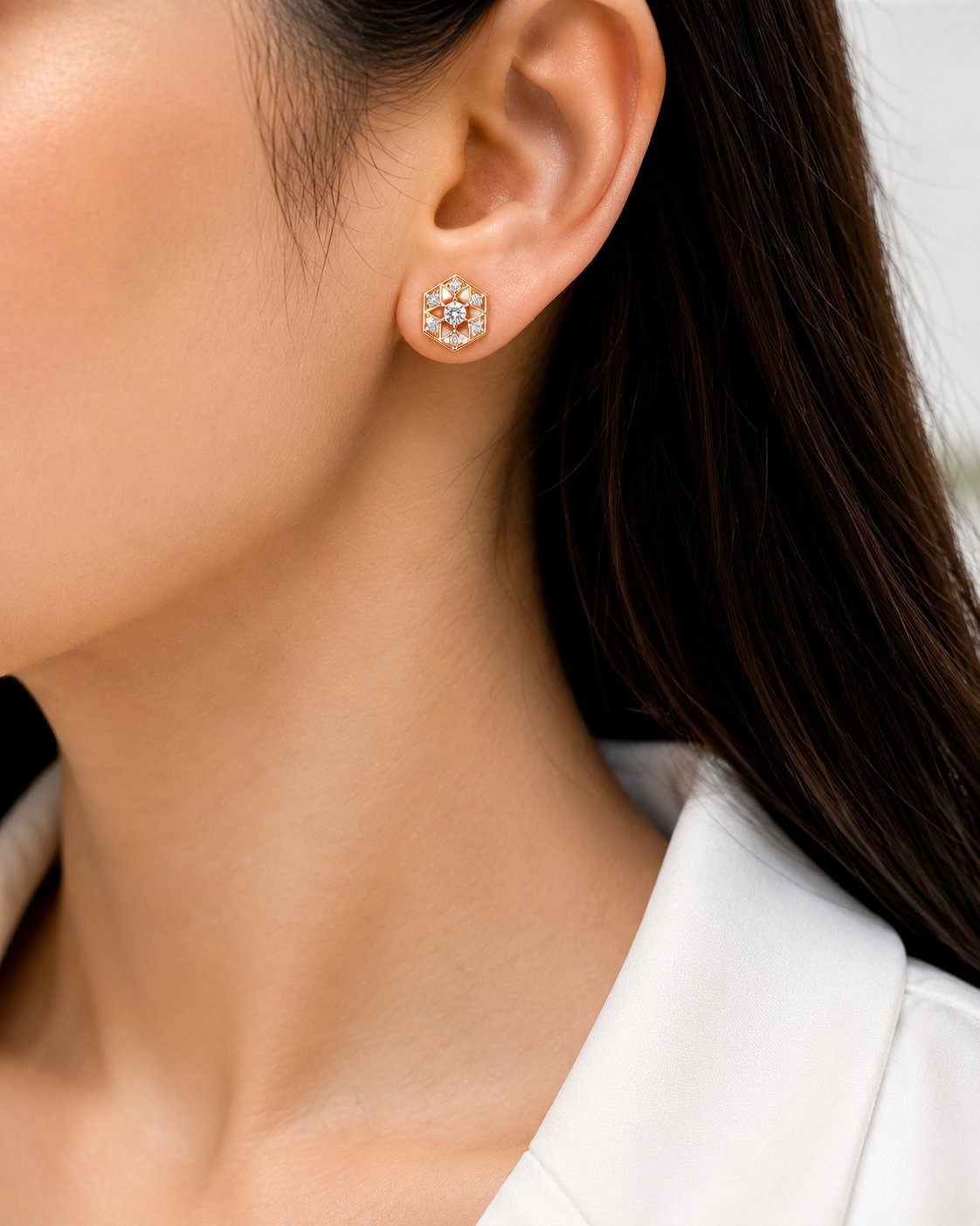 Moissanite Earrings - Image 3