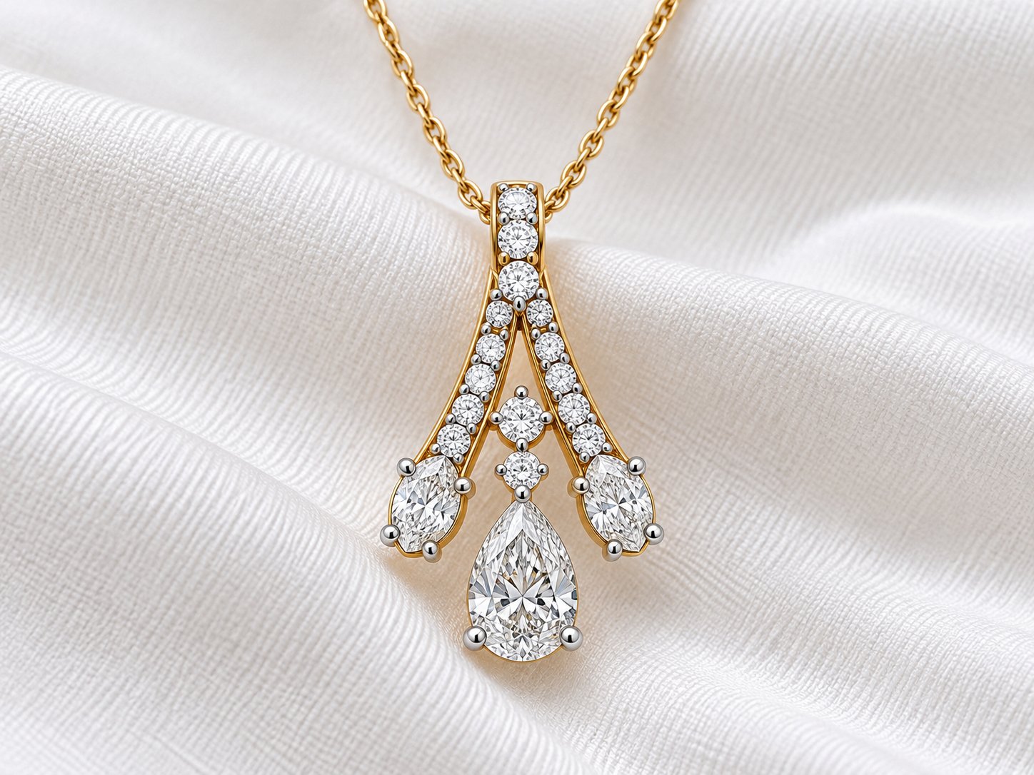 Moissanite Pendant - Image 3